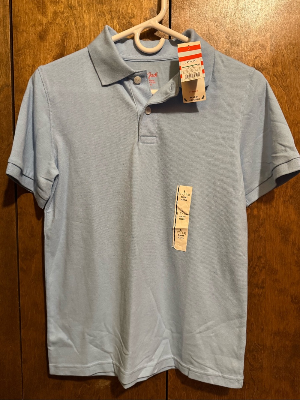 Cat & Jack Light Blue Boys' Polo Shirt - Size 12/14